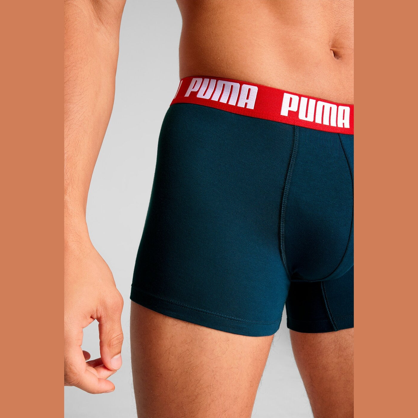 PUMA MEN EVERYDAY BASIC BOXER 2P NAVY / GREY MELANGE NAVY / GREY MELANGE Bild 7