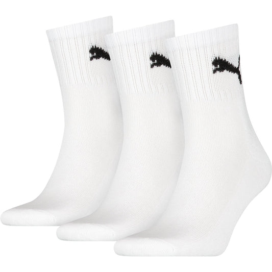 PUMA SHORT CREW 3P UNISEX WHITE Bild 1
