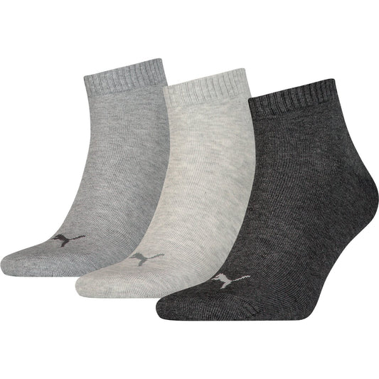 PUMA UNISEX QUARTER PLAIN 3P ANTHRACI/L MEL GREY/M MEL ANTHRACI/L MEL GREY/M MEL GREY Bild 1