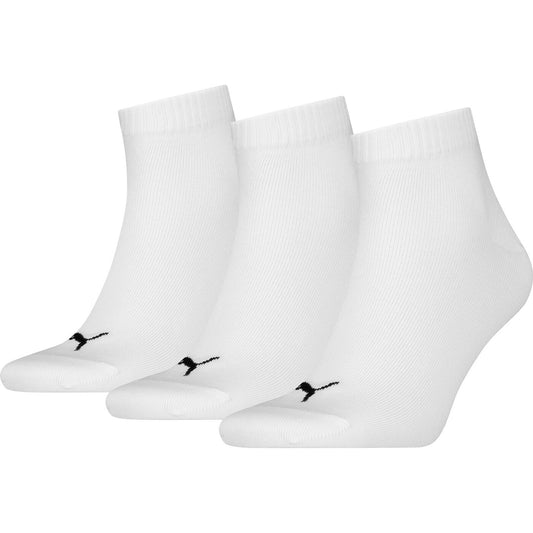 PUMA UNISEX QUARTER PLAIN 3P WHITE WHITE Bild 1