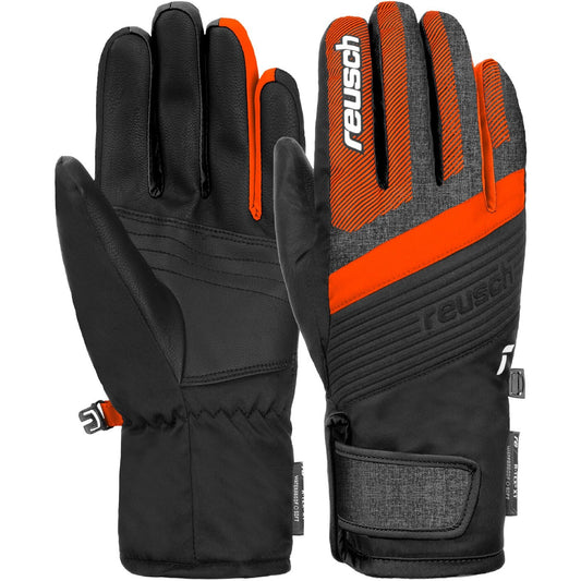 Reusch Duke R-TEX? XT Junior BLACK / BLACK MELANGE / SHOCKING OR BLACK / BLACK MELANGE / SHOCKING OR Bild 1
