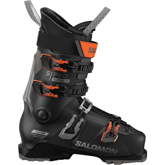 ALP. BOOTS S/PRO SUPRA X100 GW Bk/D BLACK/DARK GREY MET./ORANGE TIGER Bild 1