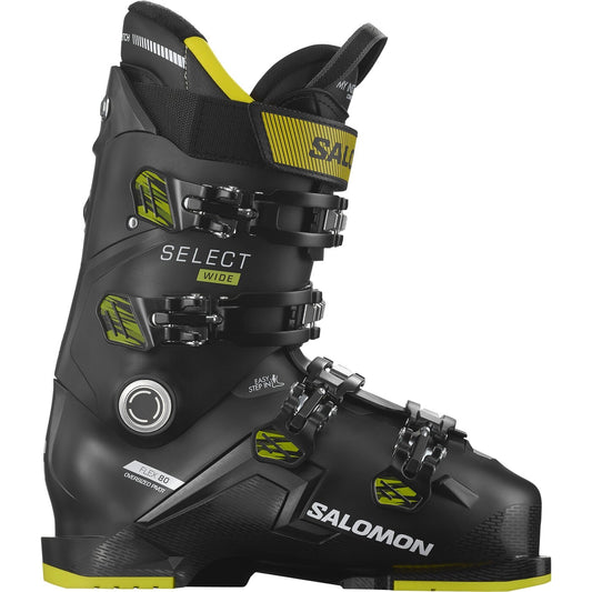 ALP. BOOTS SELECT 80 WIDE Bk/Acgr/B BLACK/ACID GREEN/BELUGA Bild 1