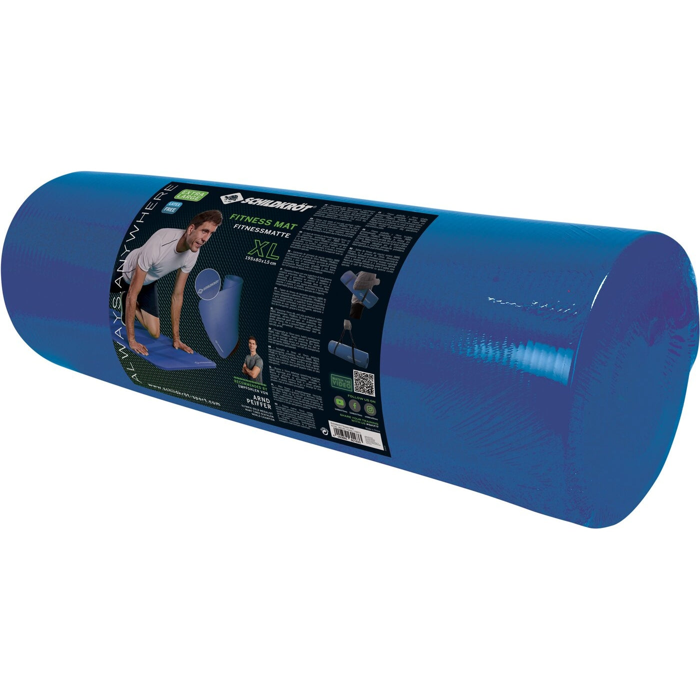 FITNESSMATTE XL, (15mm, blue), mit KEINE FARBE Bild 2