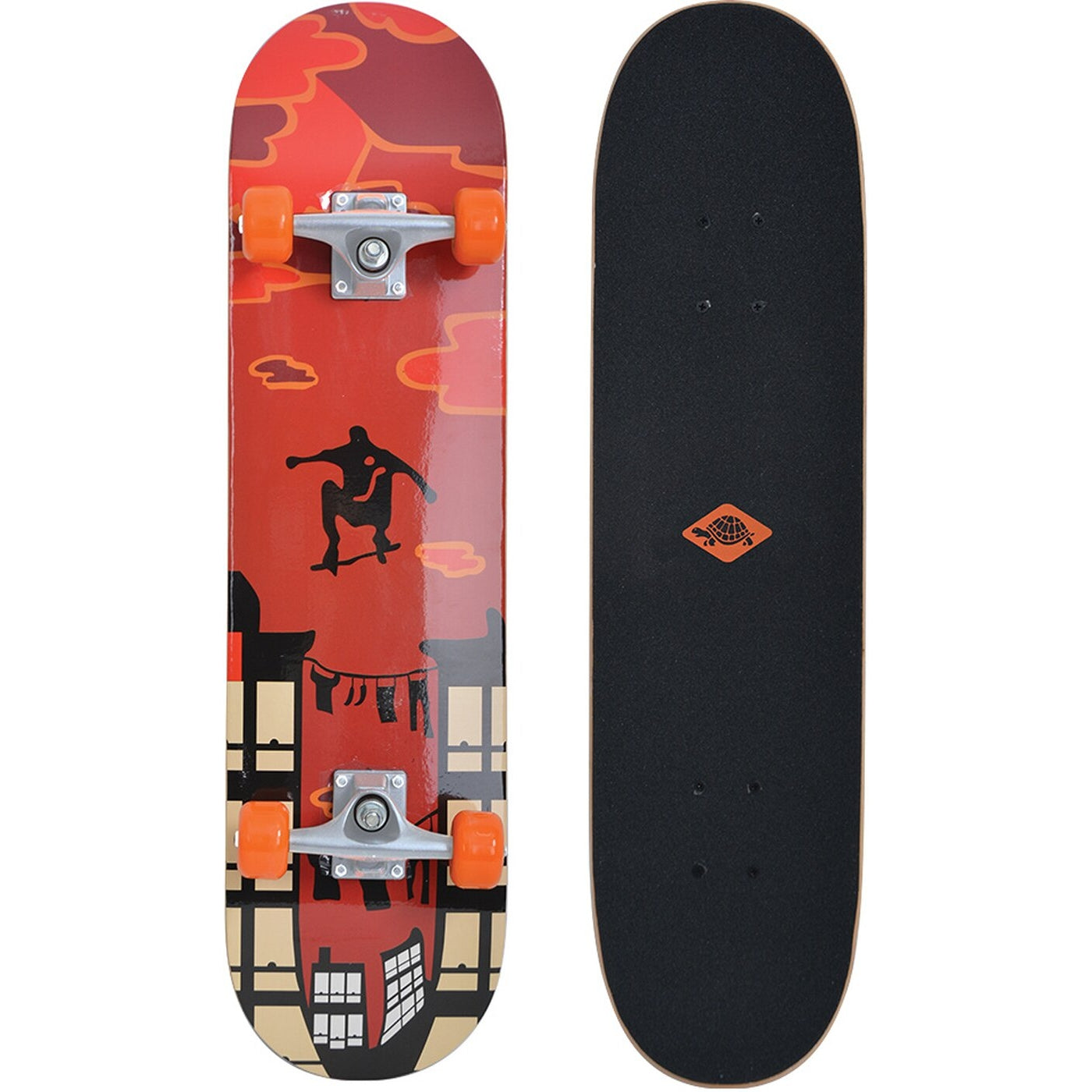 Skateboard KICKER 31´ Red Parkour KEINE FARBE Bild 1