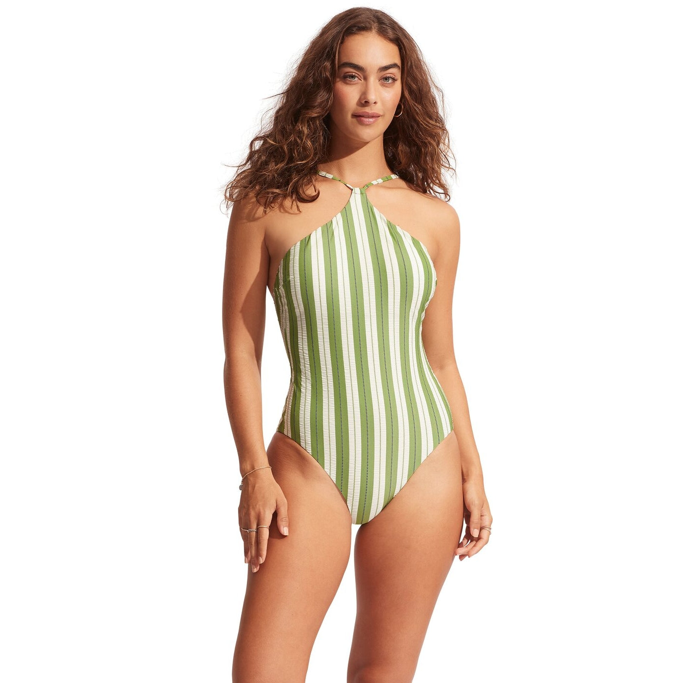 Cabana High neck One Piece OLIVEGREEN OLIVEGREEN Bild 1