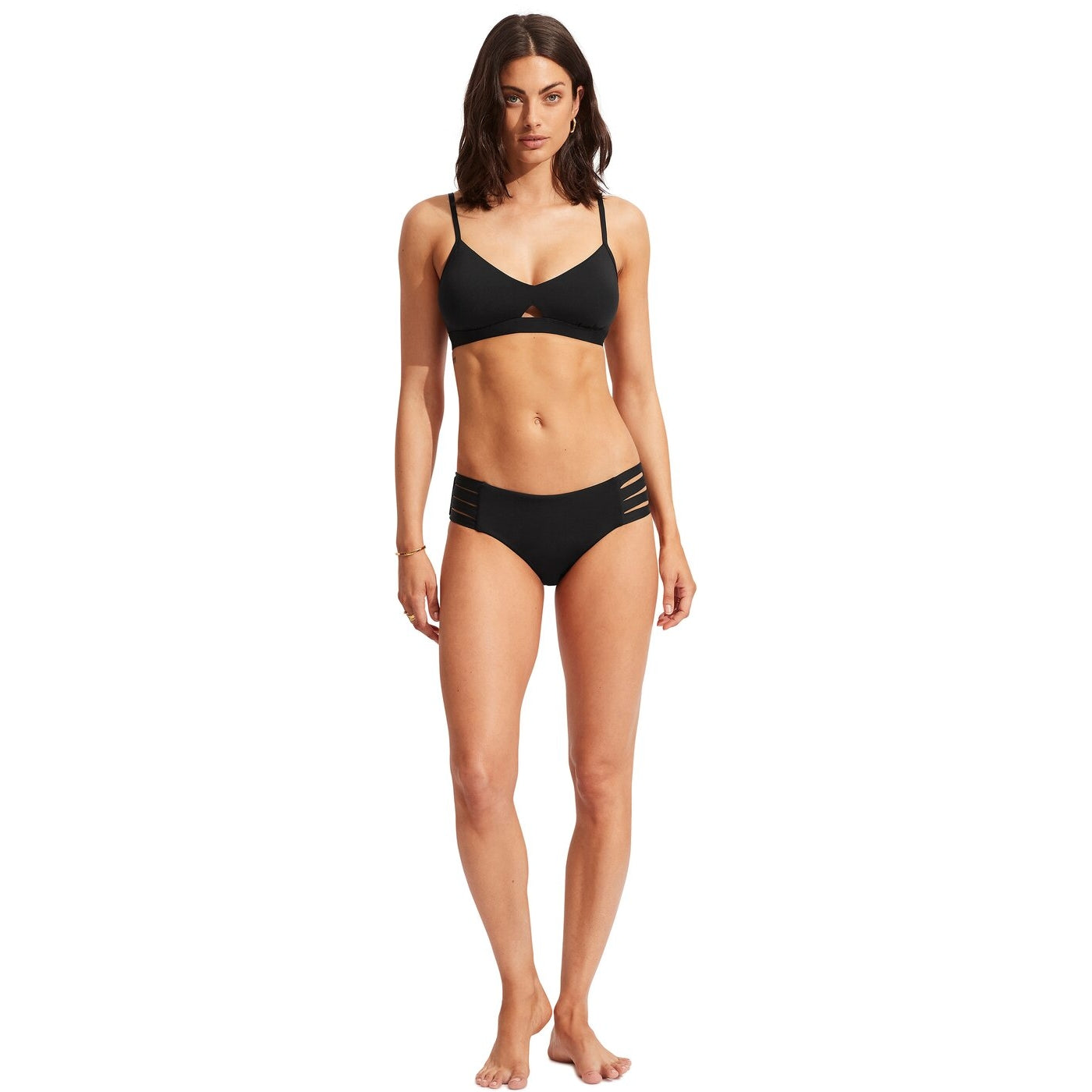 Seafolly Collective Multi Strap Hip BLACK Bild 2