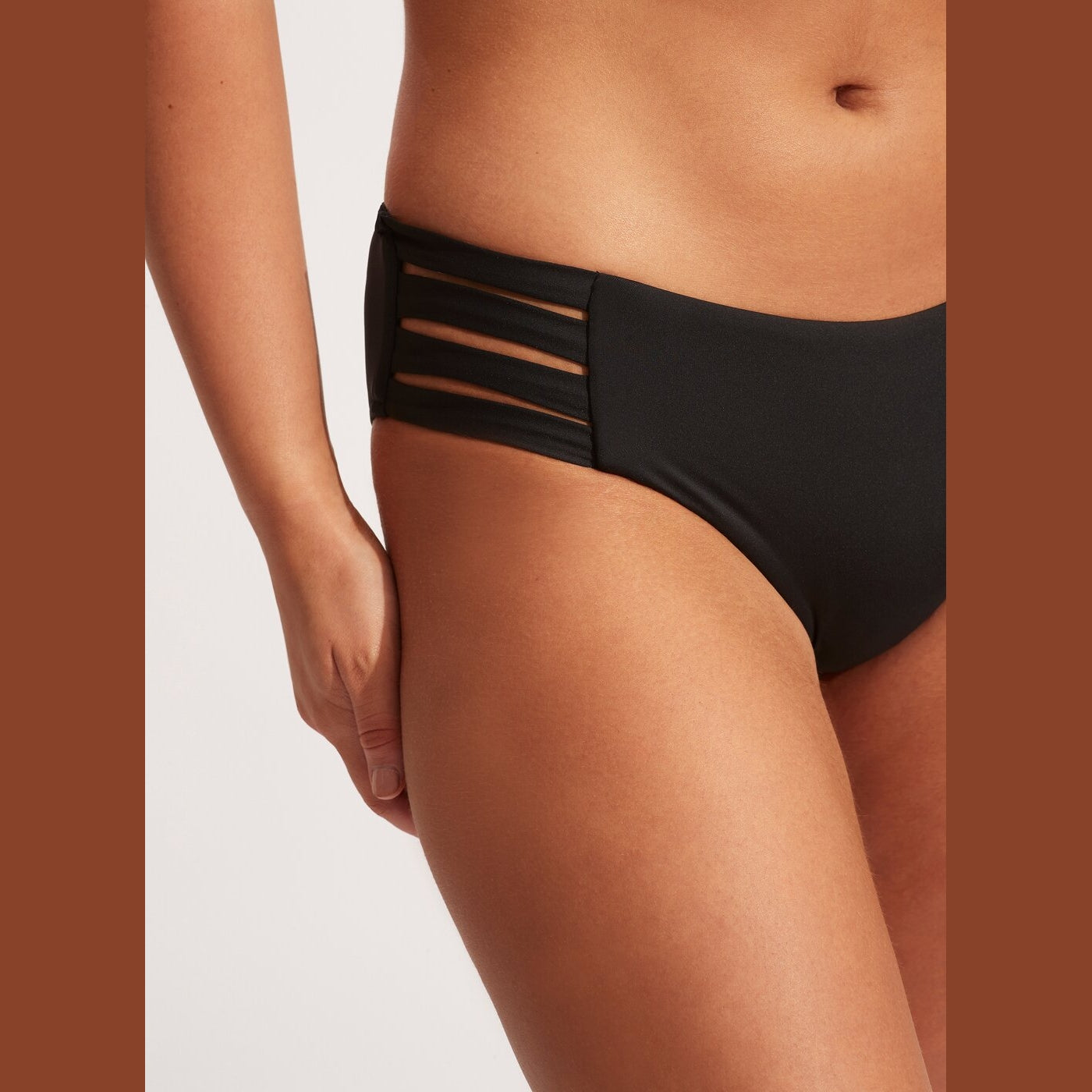 Seafolly Collective Multi Strap Hip BLACK Bild 4