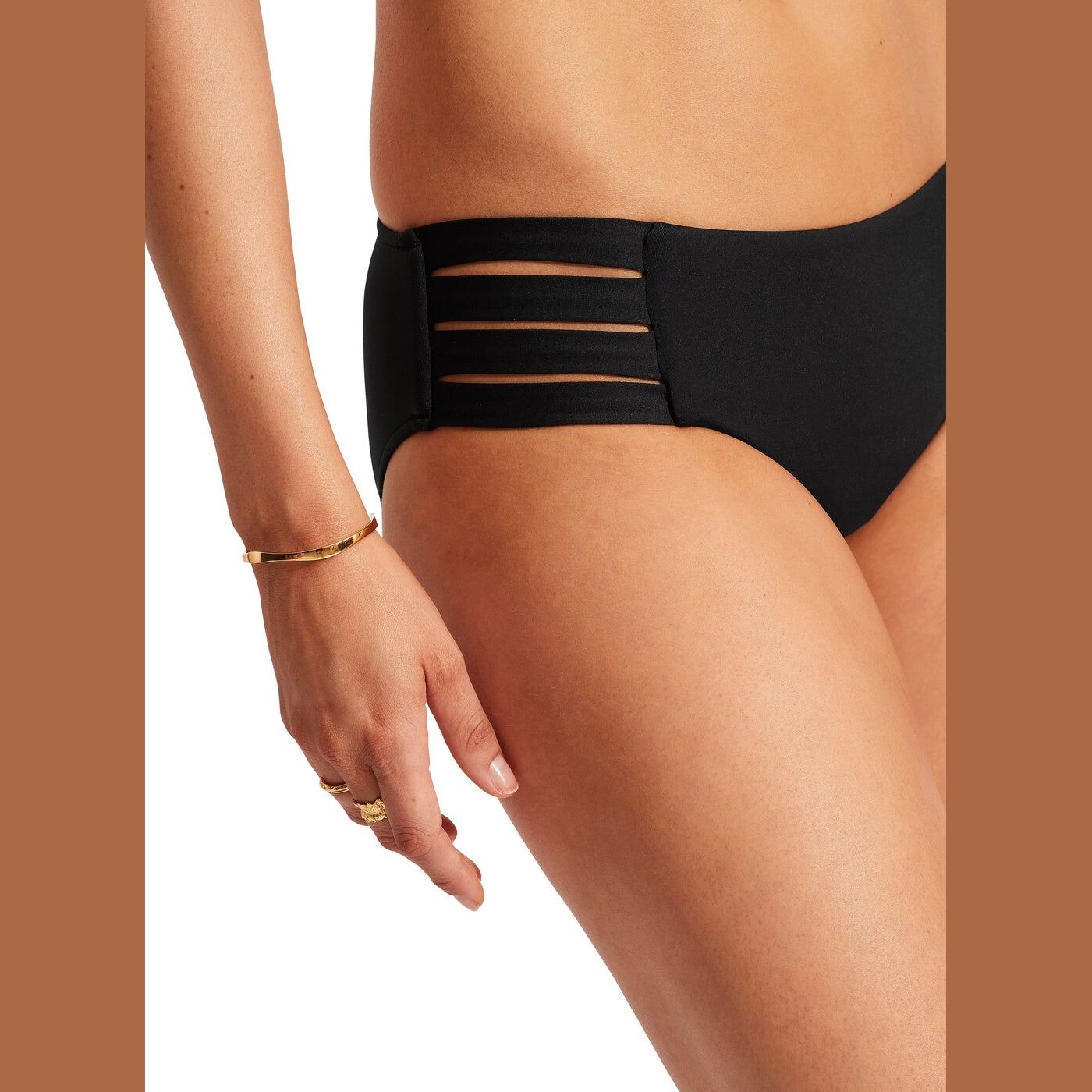 Seafolly Collective Multi Strap Hip BLACK Bild 7