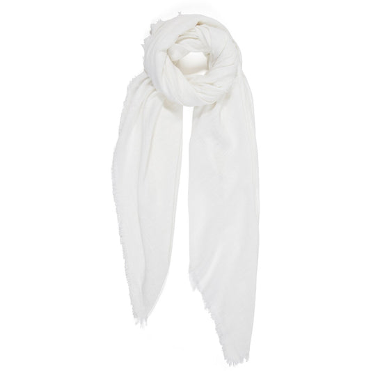 Textured Cotton Beach Wrap WHITE WHITE Bild 1