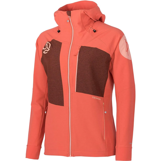 DEMINA HARD HOOD JKT W LIVING CORAL LIVING CORAL Bild 1