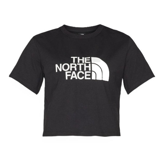 W S/S EASY RELAXED CROPPED TEE TNF BLACK TNF BLACK Bild 1