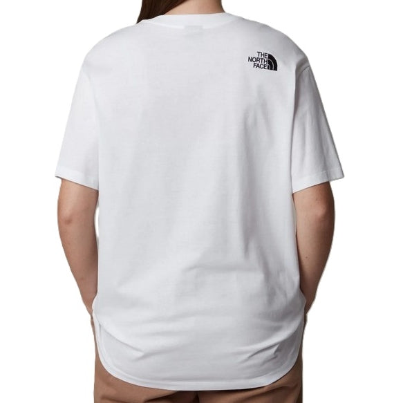 W SS ESSENTIAL OVERSIZE TEE TNF WHITE TNF WHITE Bild 2