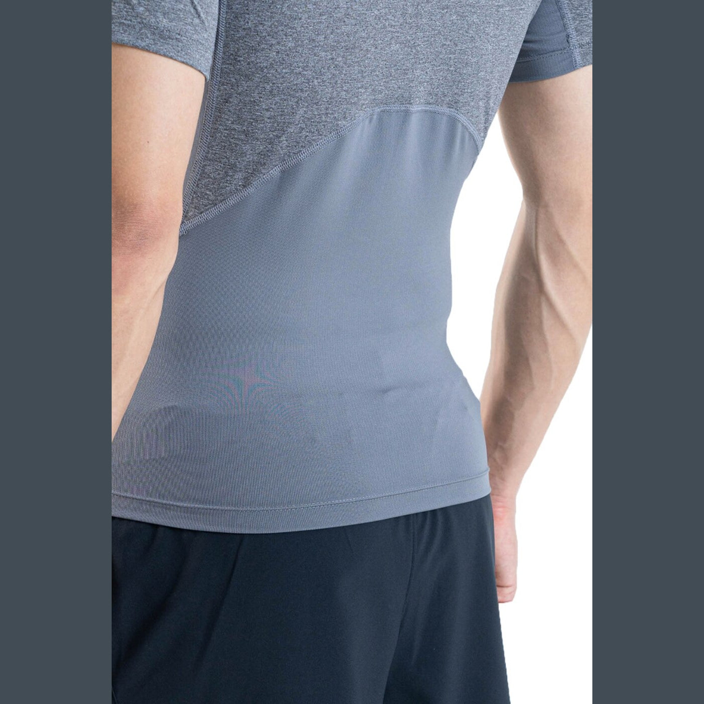 UA HG ARMOUR COMP SS CARBON HEATHER CARBON HEATHER Bild 8