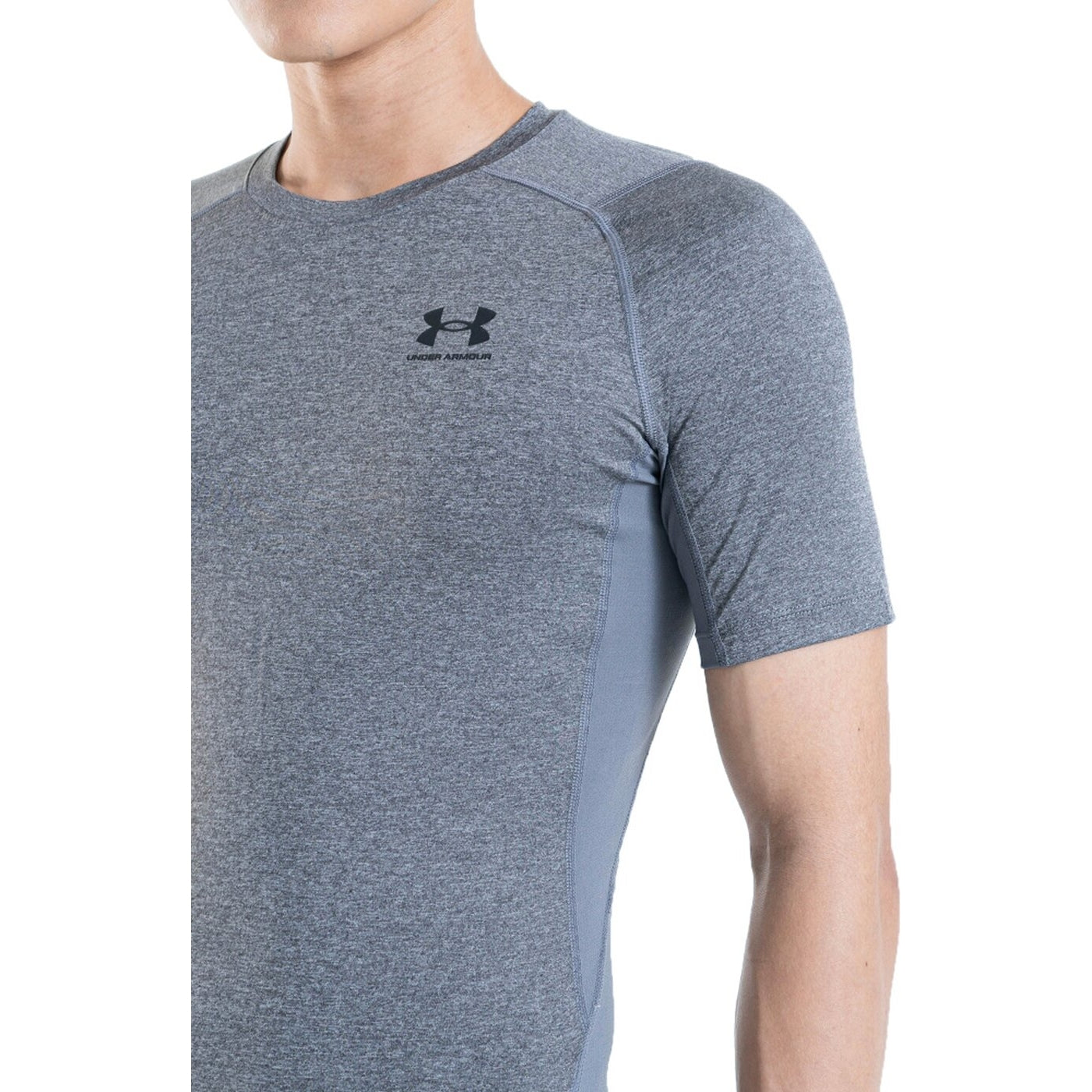 UA HG ARMOUR COMP SS CARBON HEATHER CARBON HEATHER Bild 9