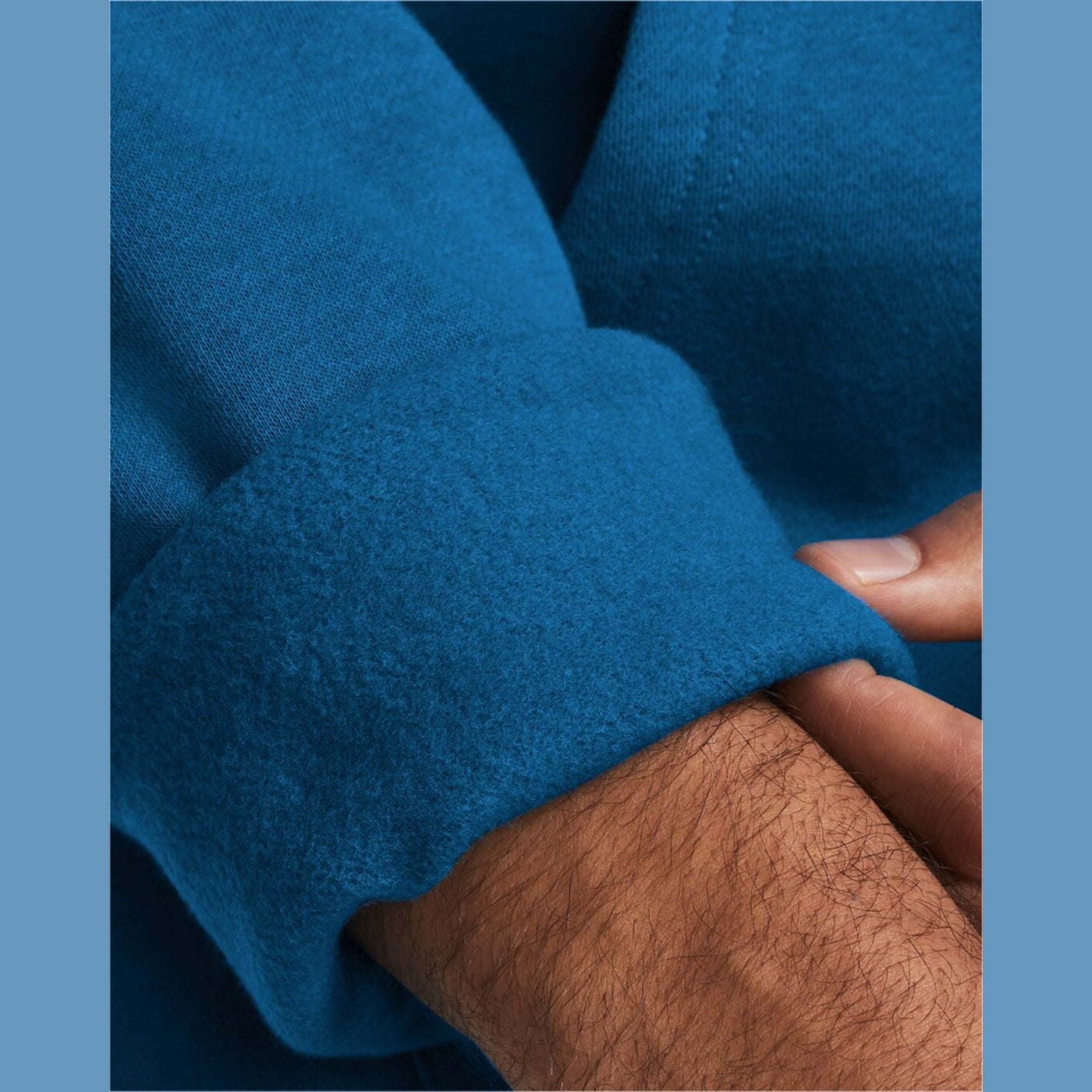 UA RIVAL FLEECE HOODIE PHOTON BLUE PHOTON BLUE Bild 3