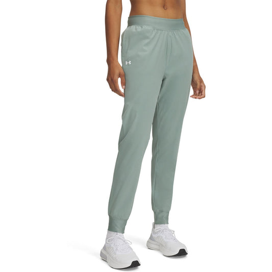UA RIVAL HI RISE WOVEN PANT SILICA GREEN SILICA GREEN Bild 1