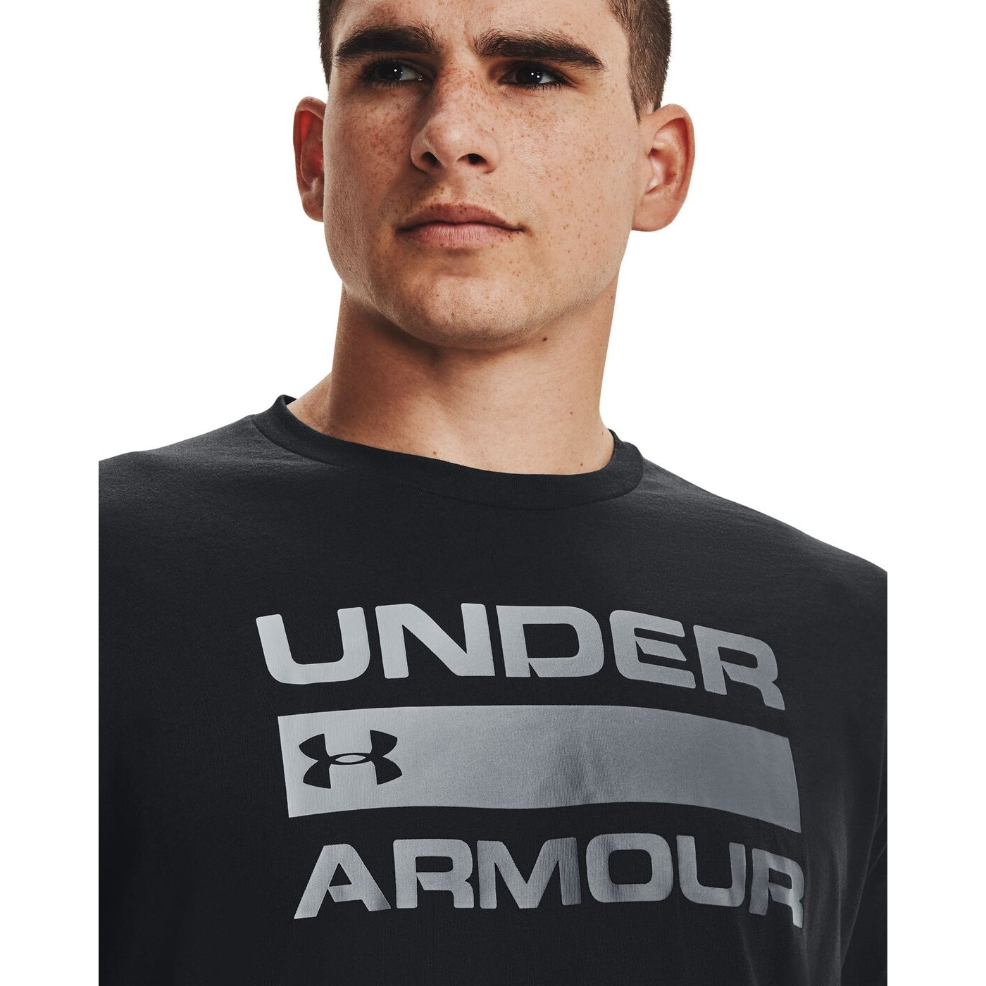 UA TEAM ISSUE WORDMARK SS BLACK BLACK Bild 6