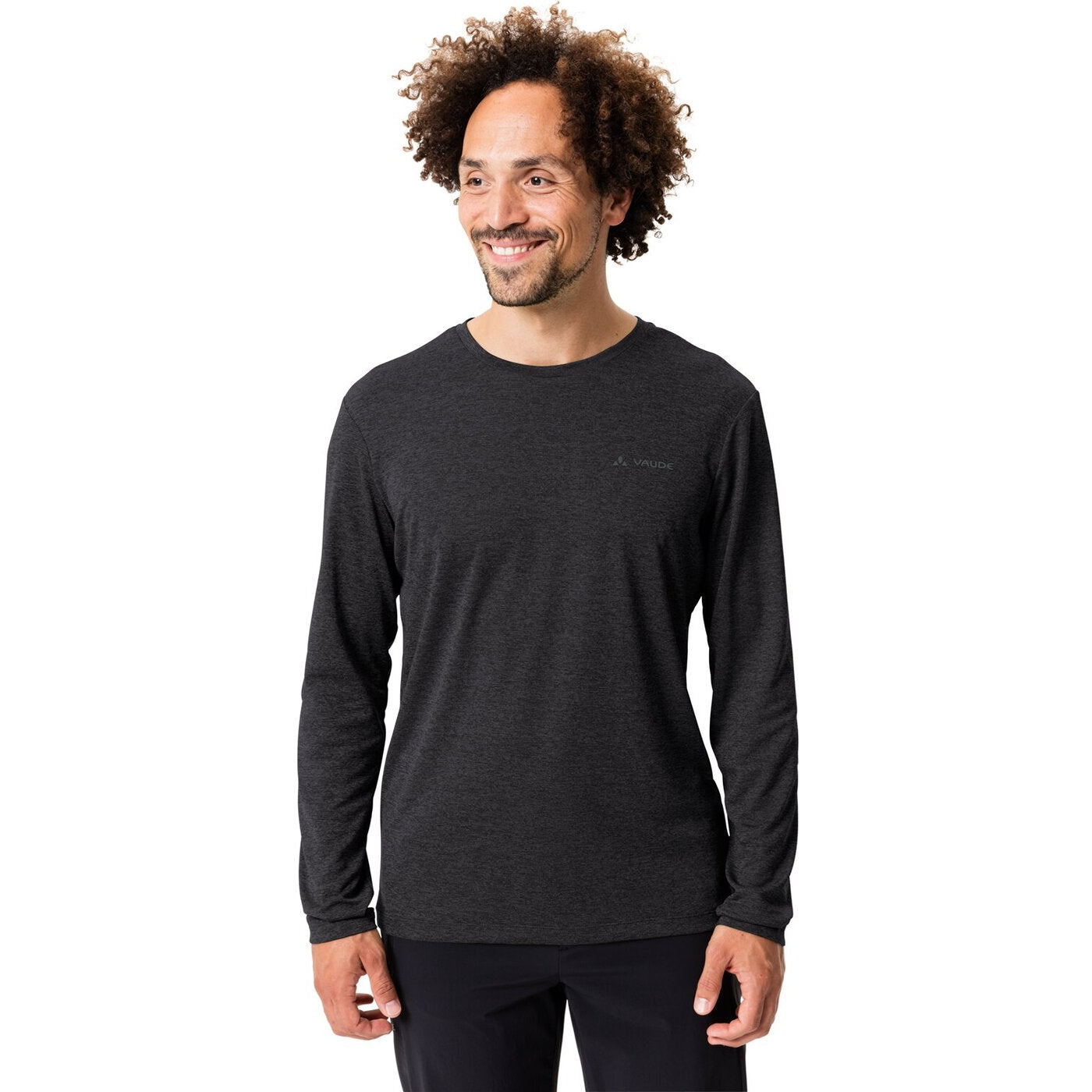Me Essential LS T-Shirt BLACK BLACK Bild 3