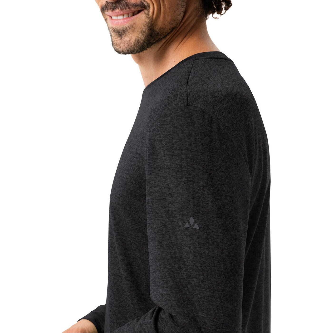 Me Essential LS T-Shirt BLACK BLACK Bild 7