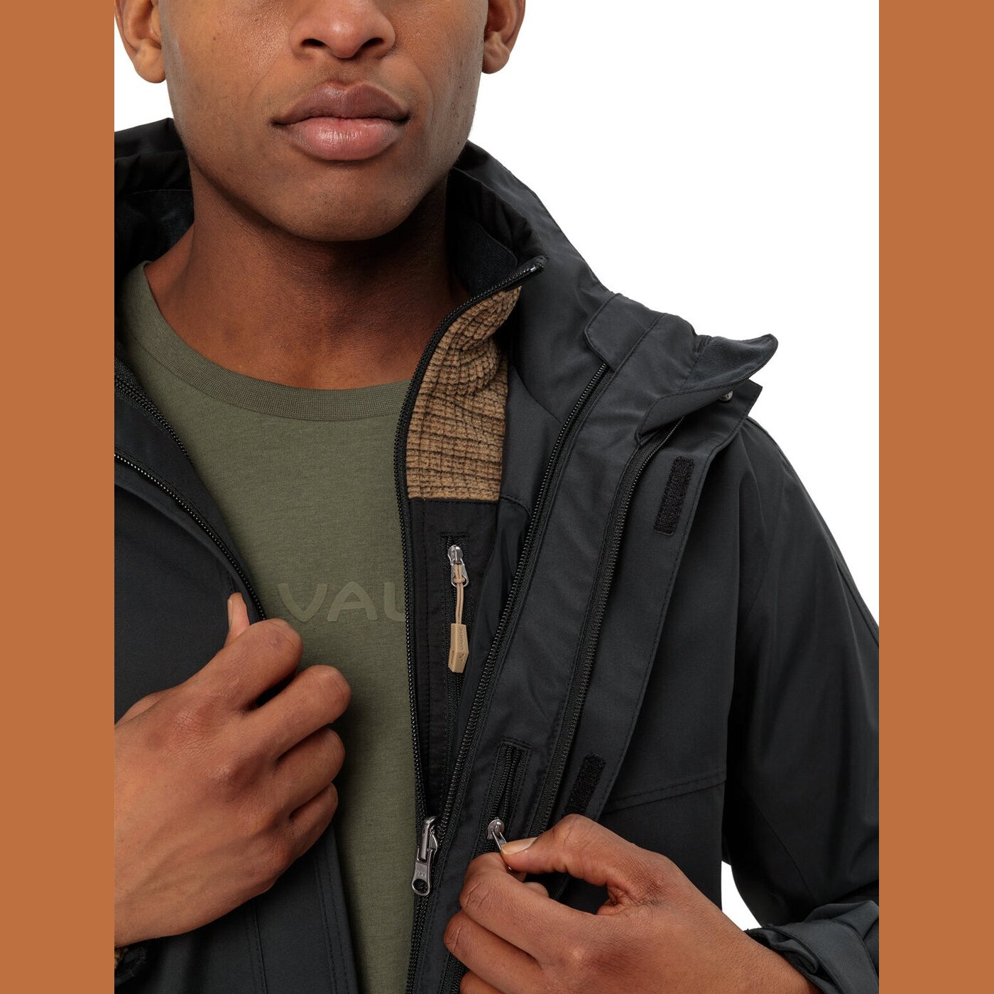 Me Idris 3in1 Parka III BLACK/OAT BLACK/OAT Bild 7