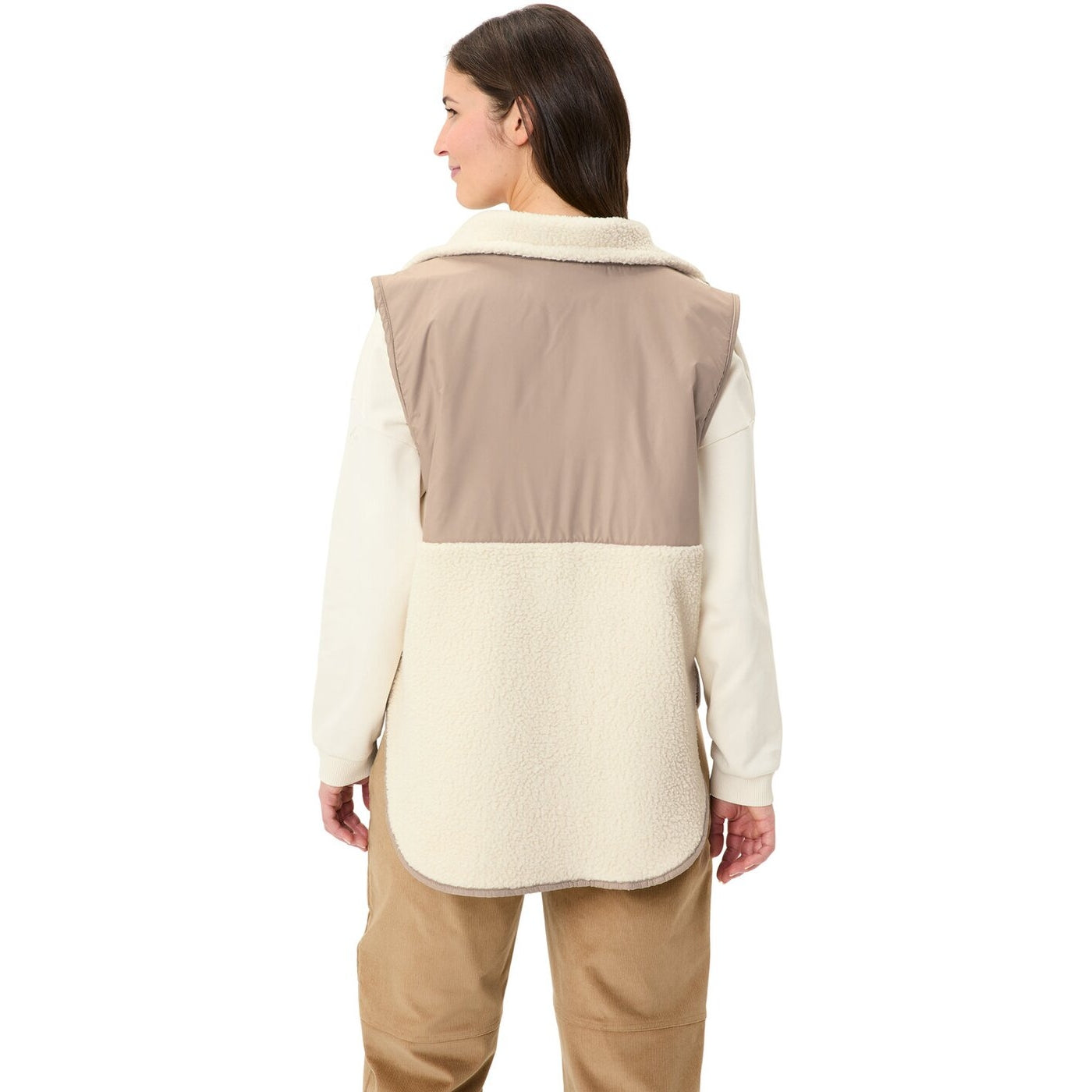 Wo Najun Fleece Vest ECRU ECRU Bild 4
