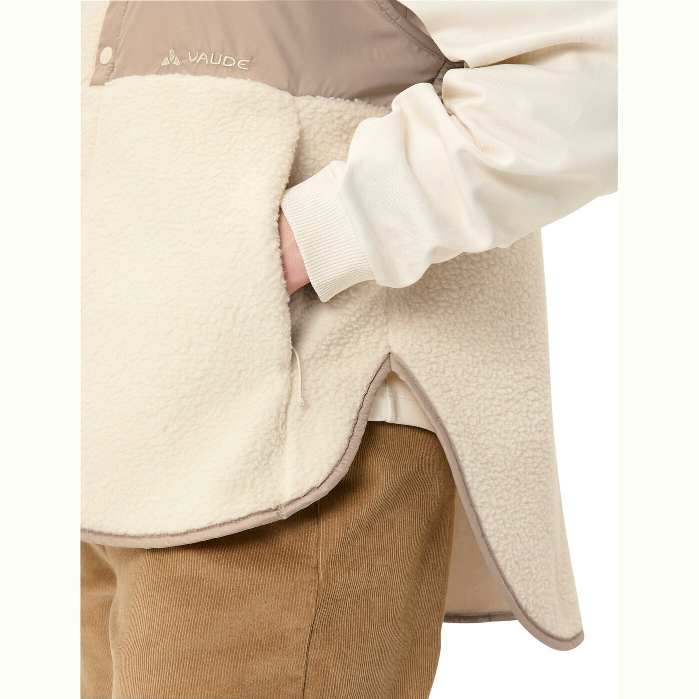 Wo Najun Fleece Vest ECRU ECRU Bild 7