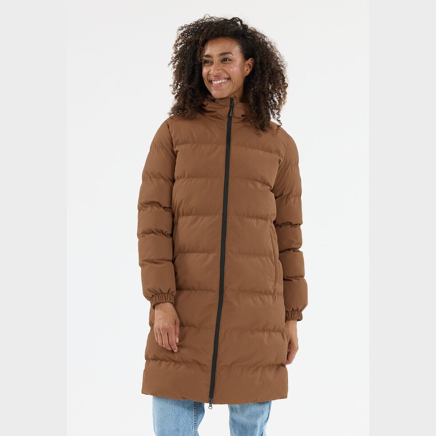 Abella W Long Padded Jacket SOFT SILT SOFT SILT Bild 3