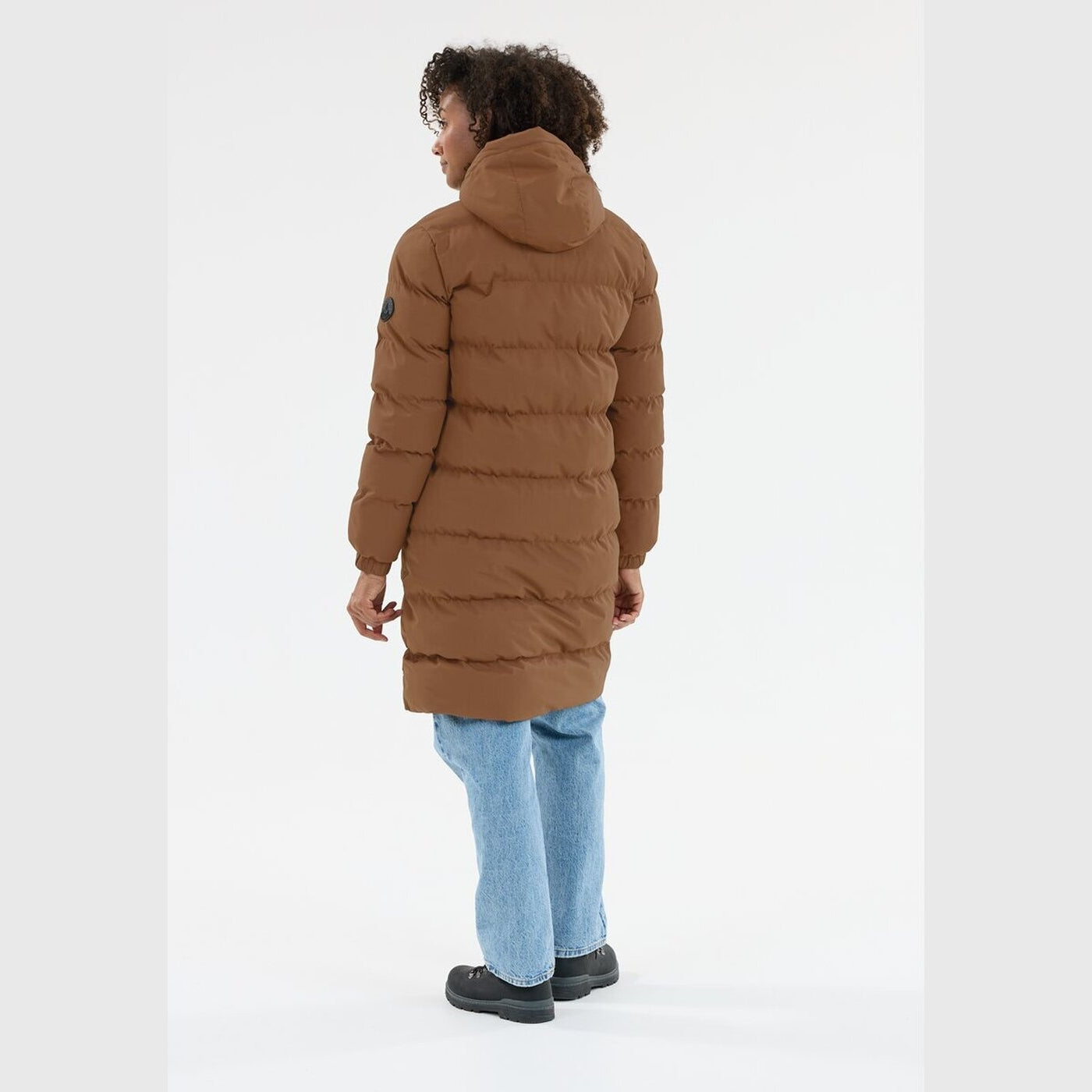 Abella W Long Padded Jacket SOFT SILT SOFT SILT Bild 6