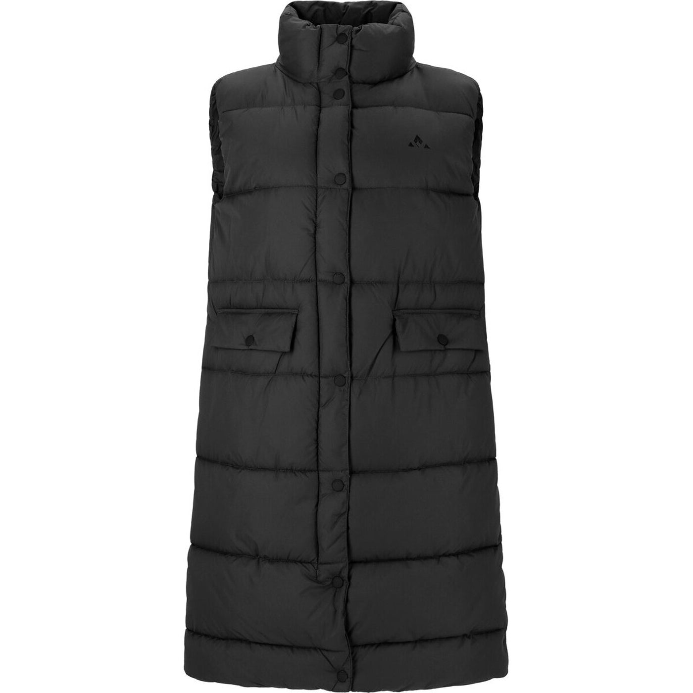Amaretto W Long Puffer Vest BLACK BLACK Bild 1