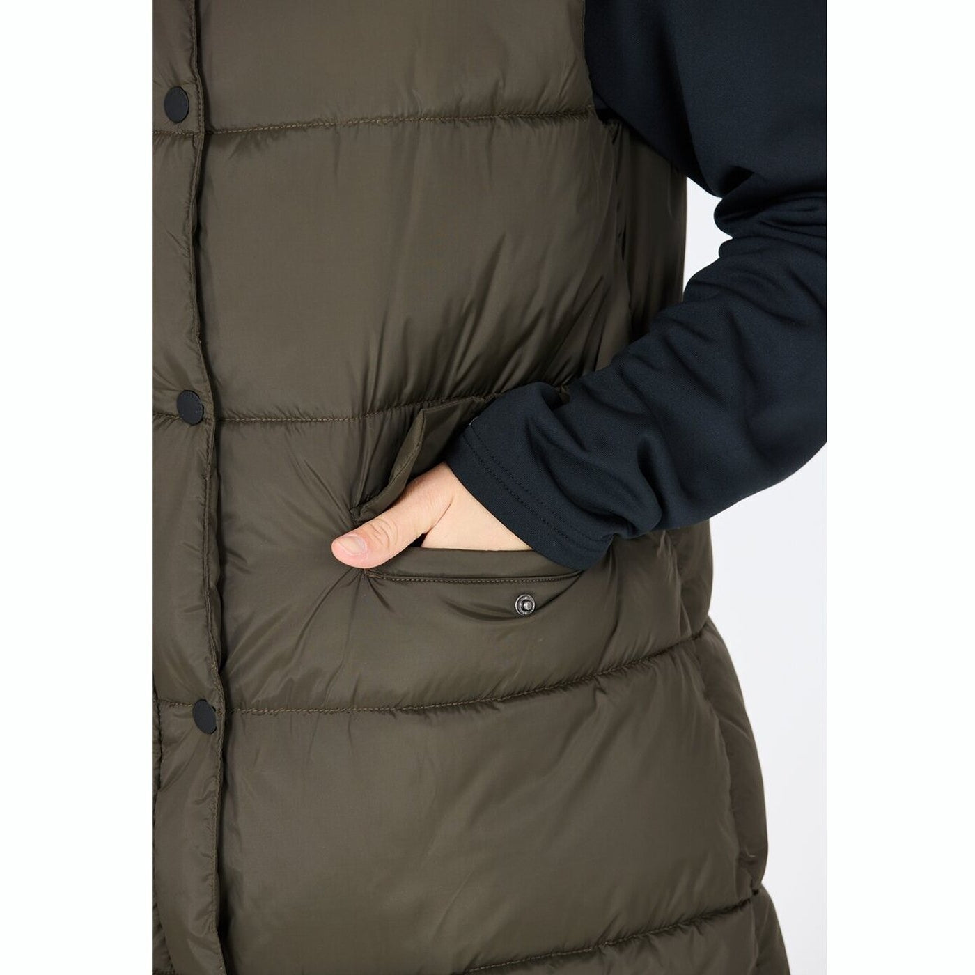 Amaretto W Long Puffer Vest BLACK INK BLACK INK Bild 8