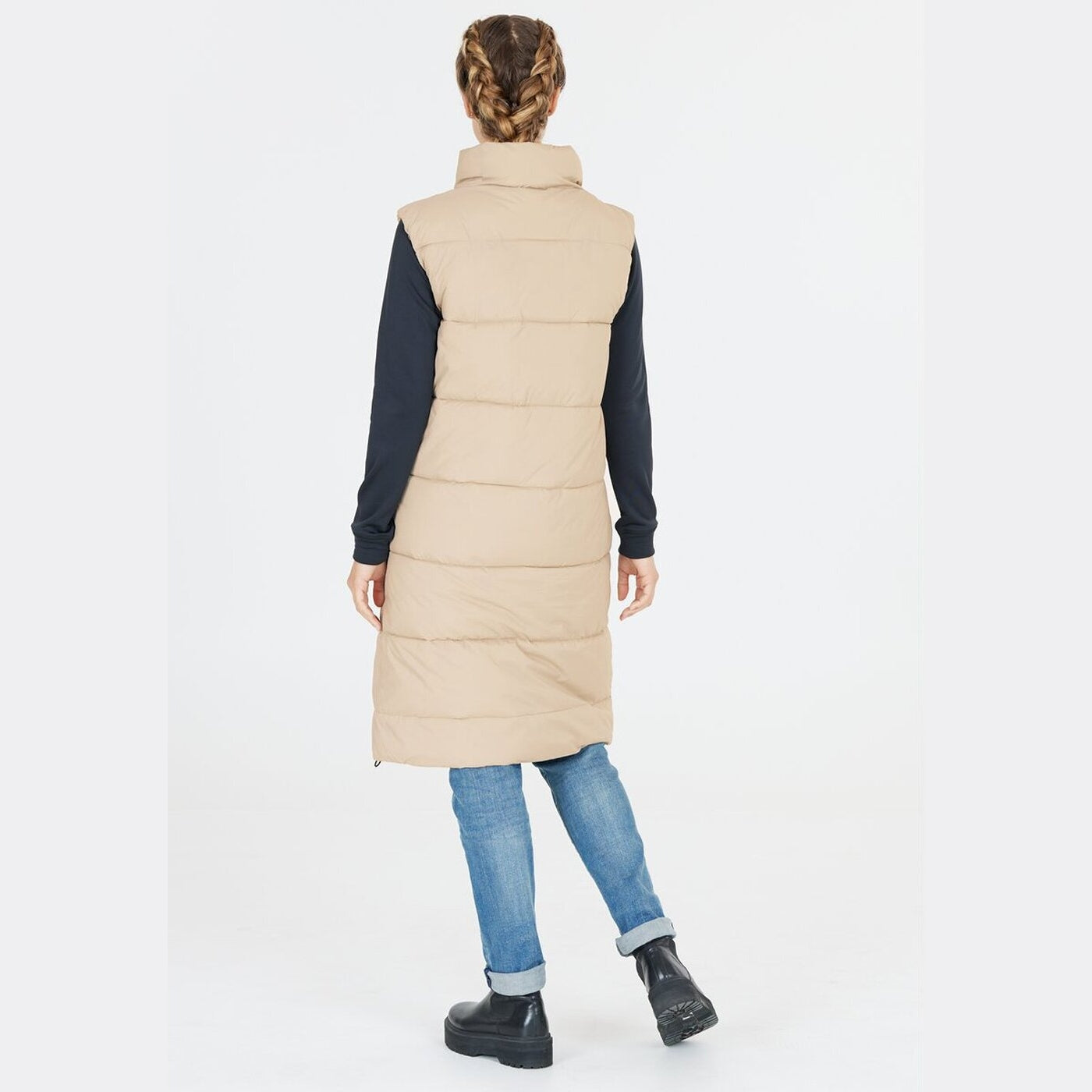 Amaretto W Long Puffer Vest SIMPLY TAUPE SIMPLY TAUPE Bild 6