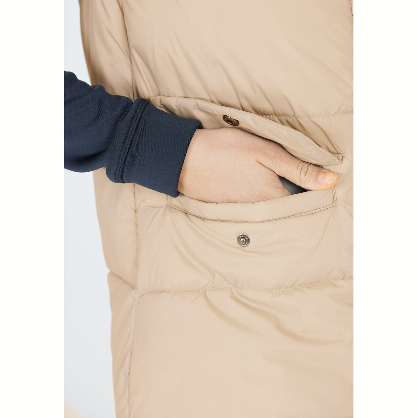Amaretto W Long Puffer Vest SIMPLY TAUPE SIMPLY TAUPE Bild 8