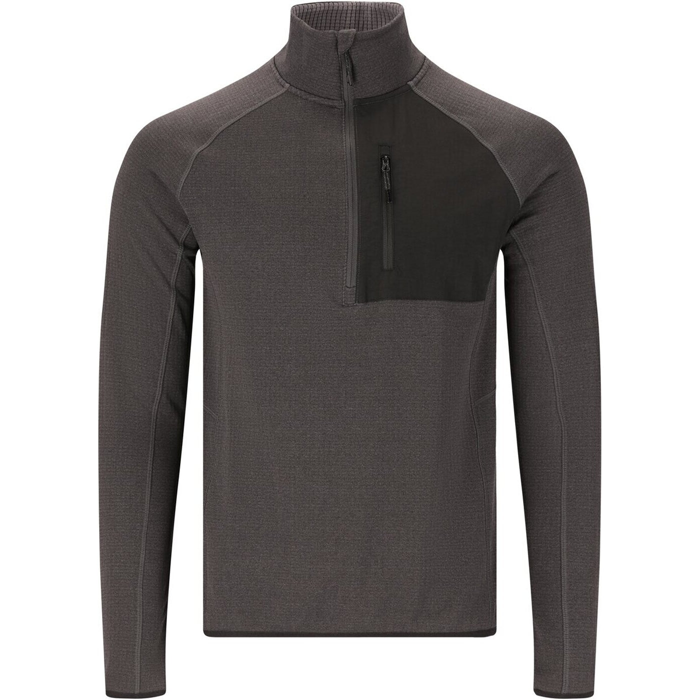 Helge M Half Zip Midlayer DARK GREY MELANGE DARK GREY MELANGE Bild 1
